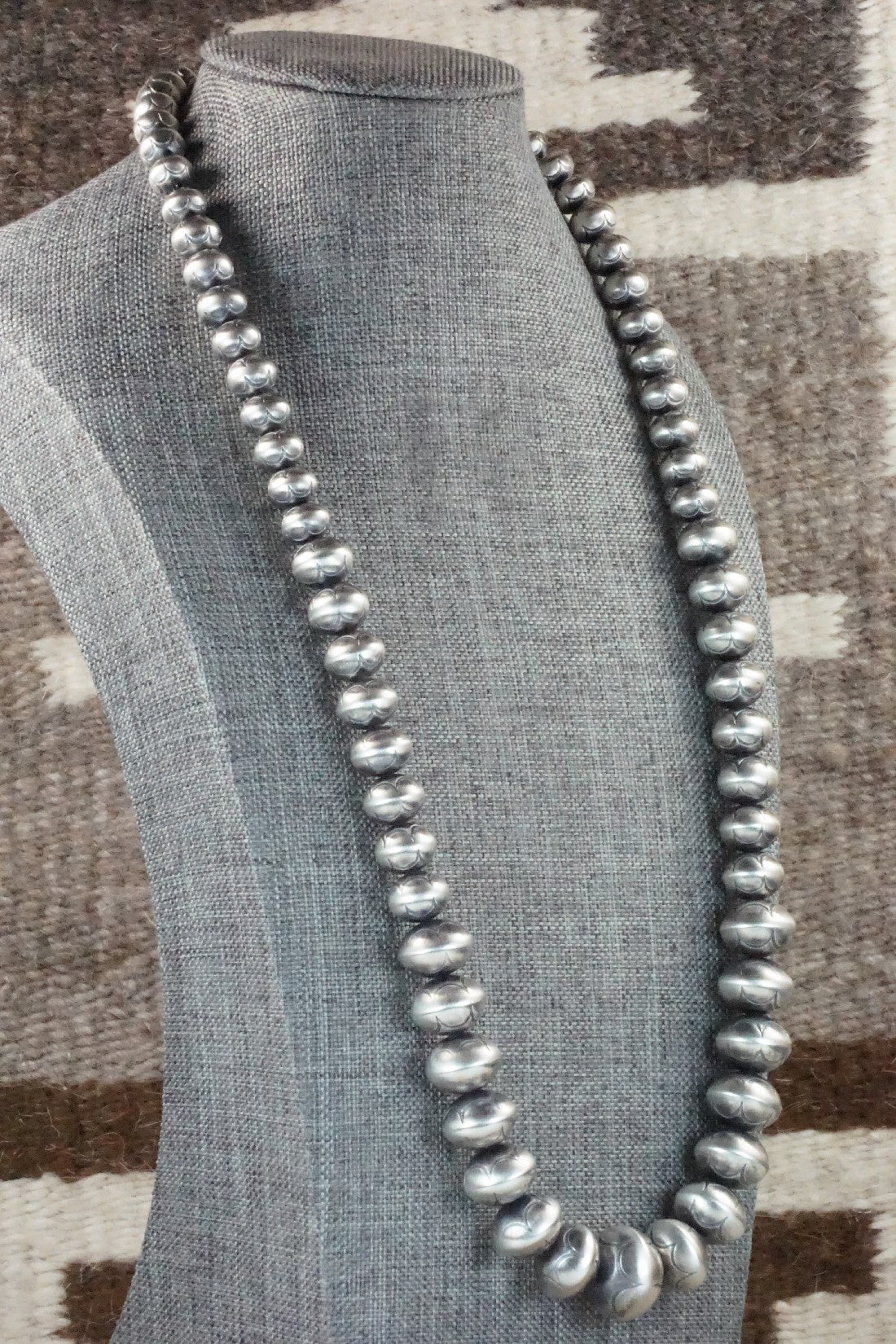 Sterling Silver Navajo Pearl Necklace - Jan Mariano