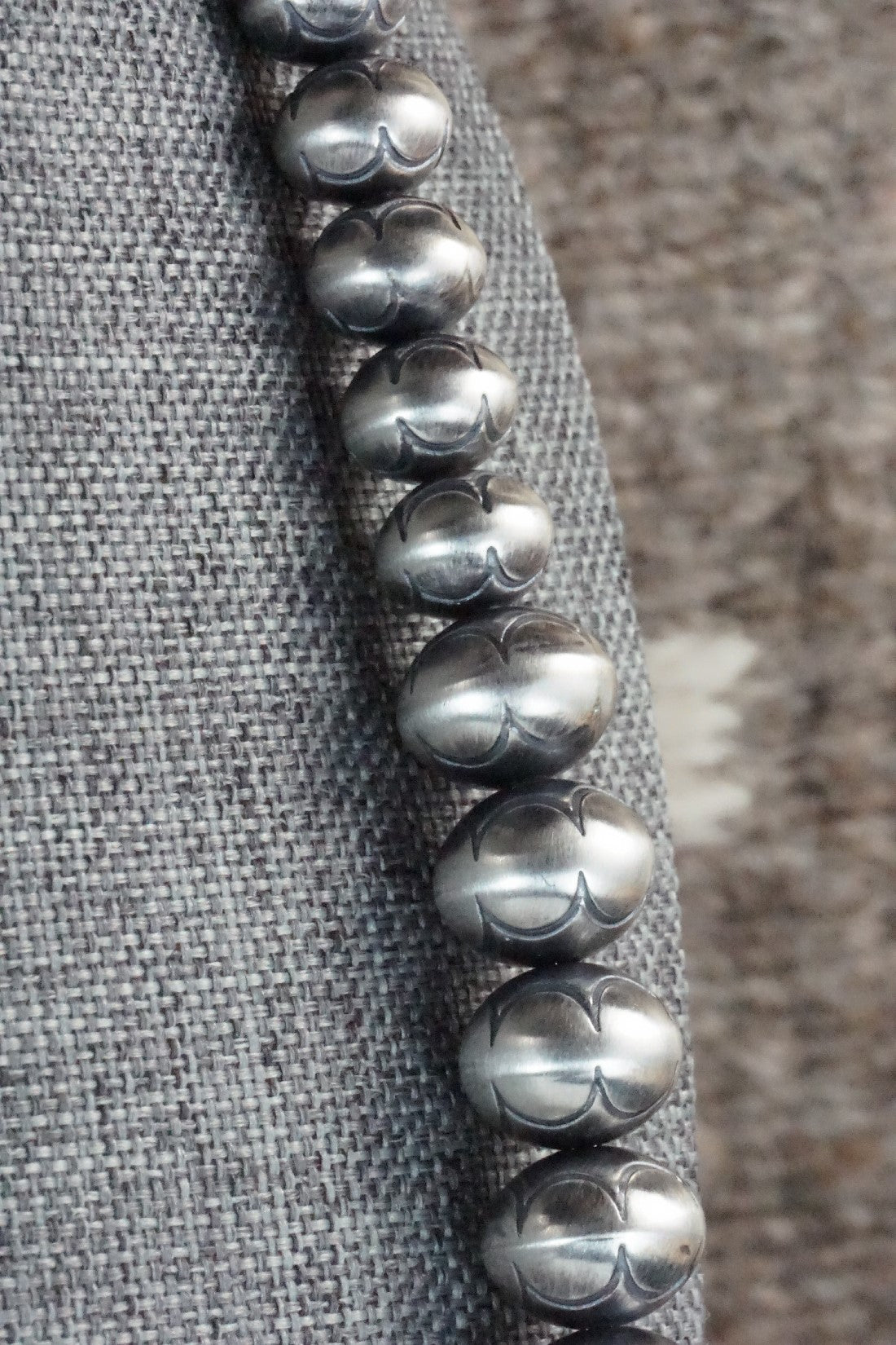 Sterling Silver Navajo Pearl Necklace - Jan Mariano