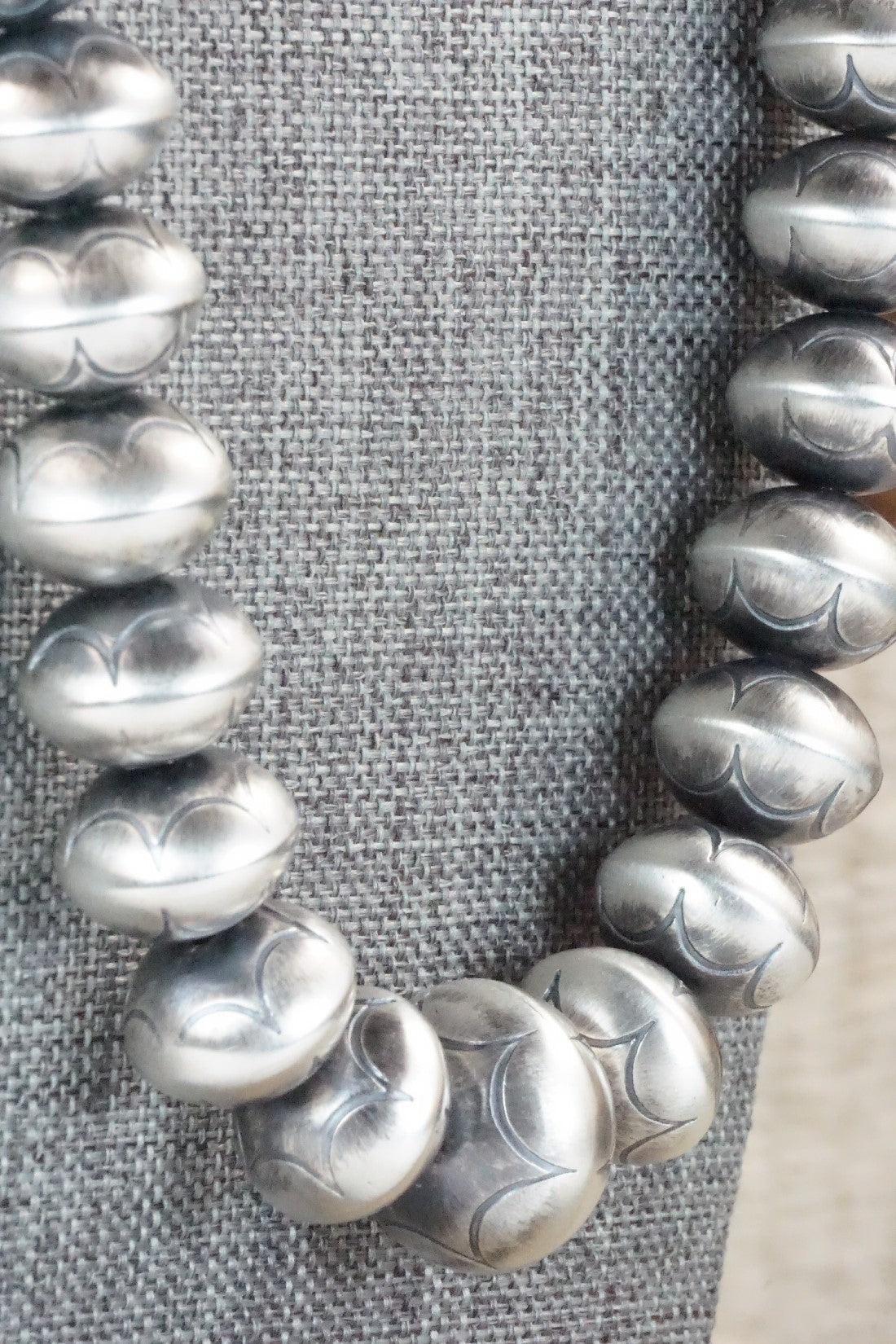 Sterling Silver Navajo Pearl Necklace - Jan Mariano