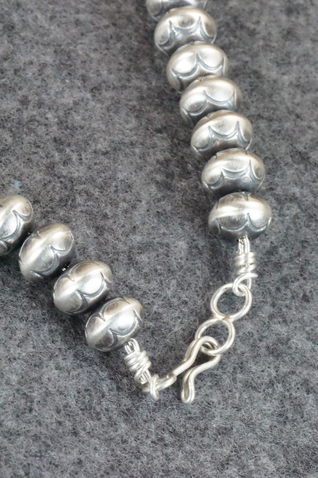 Sterling Silver Navajo Pearl Necklace - Jan Mariano