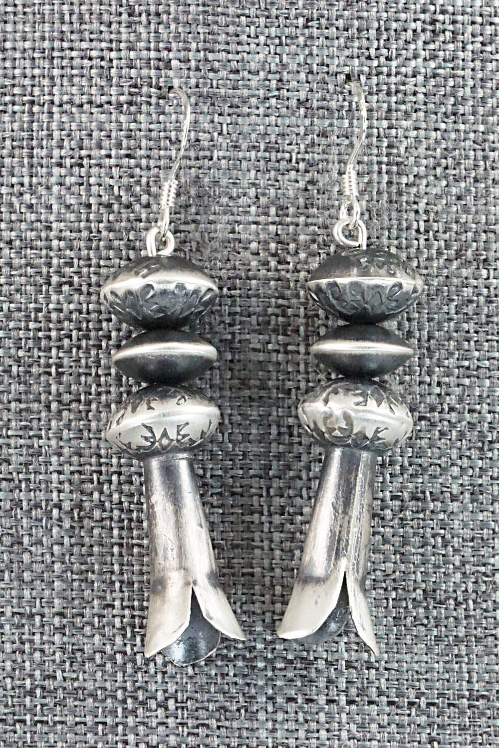 Sterling Silver Navajo Pearl Earrings - Presley Haley