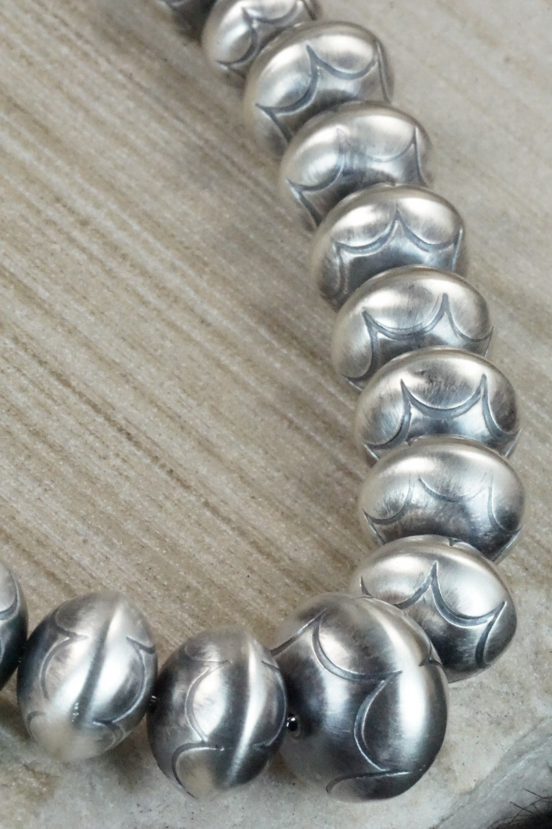Sterling Silver Navajo Pearl Necklace - Jan Mariano
