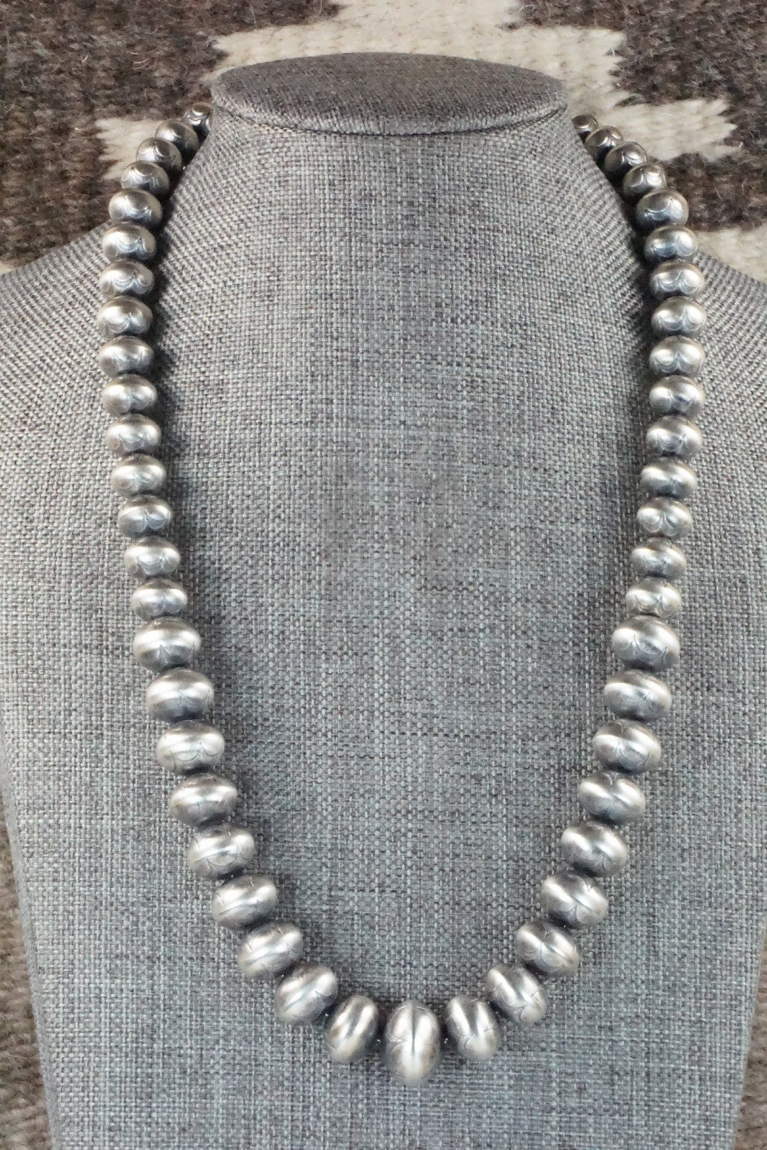 Sterling Silver Navajo Pearl Necklace - Jan Mariano