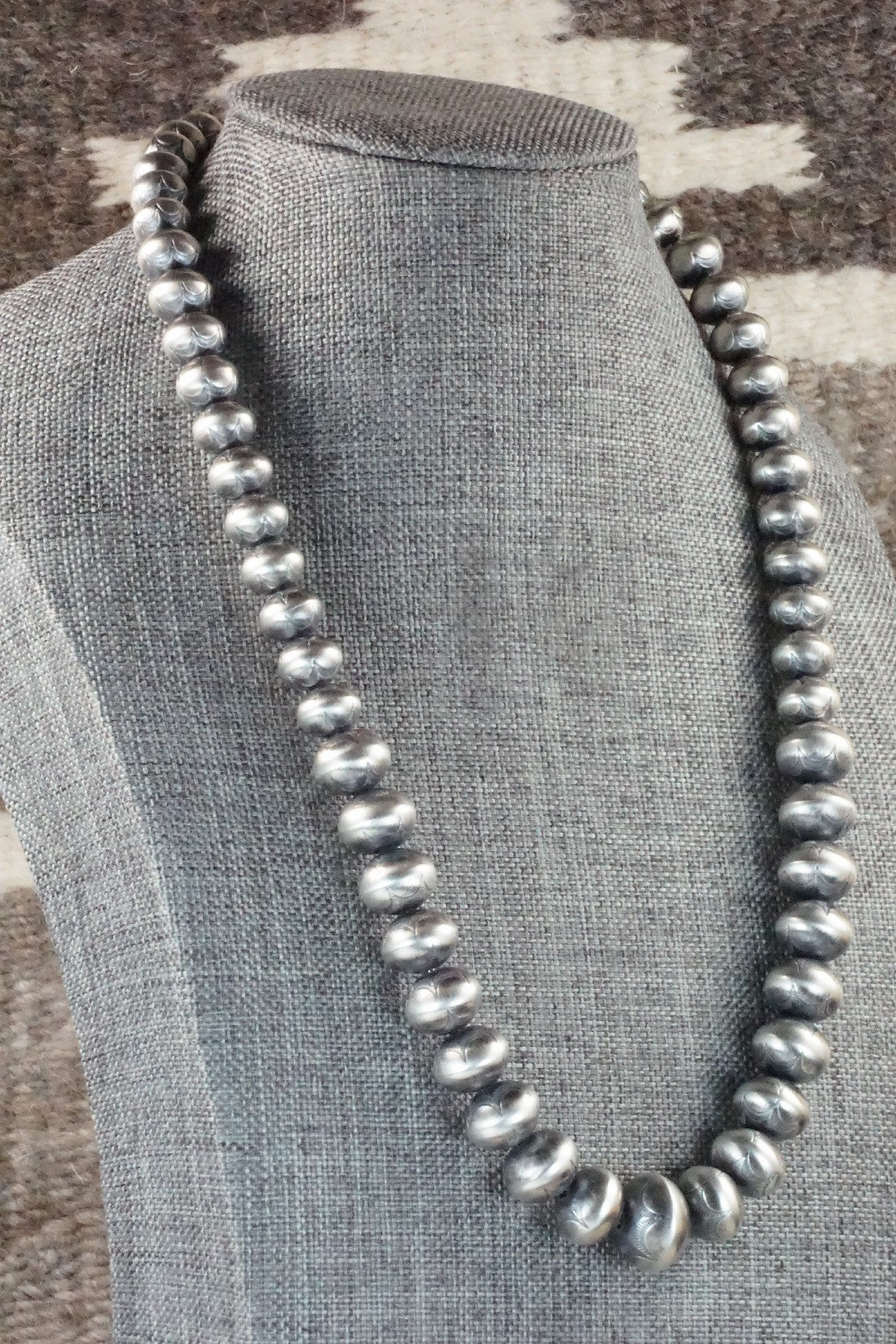 Sterling Silver Navajo Pearl Necklace - Jan Mariano