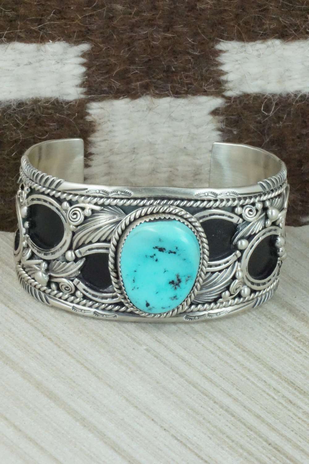Turquoise and Sterling Silver Bracelet - Henry Attakai