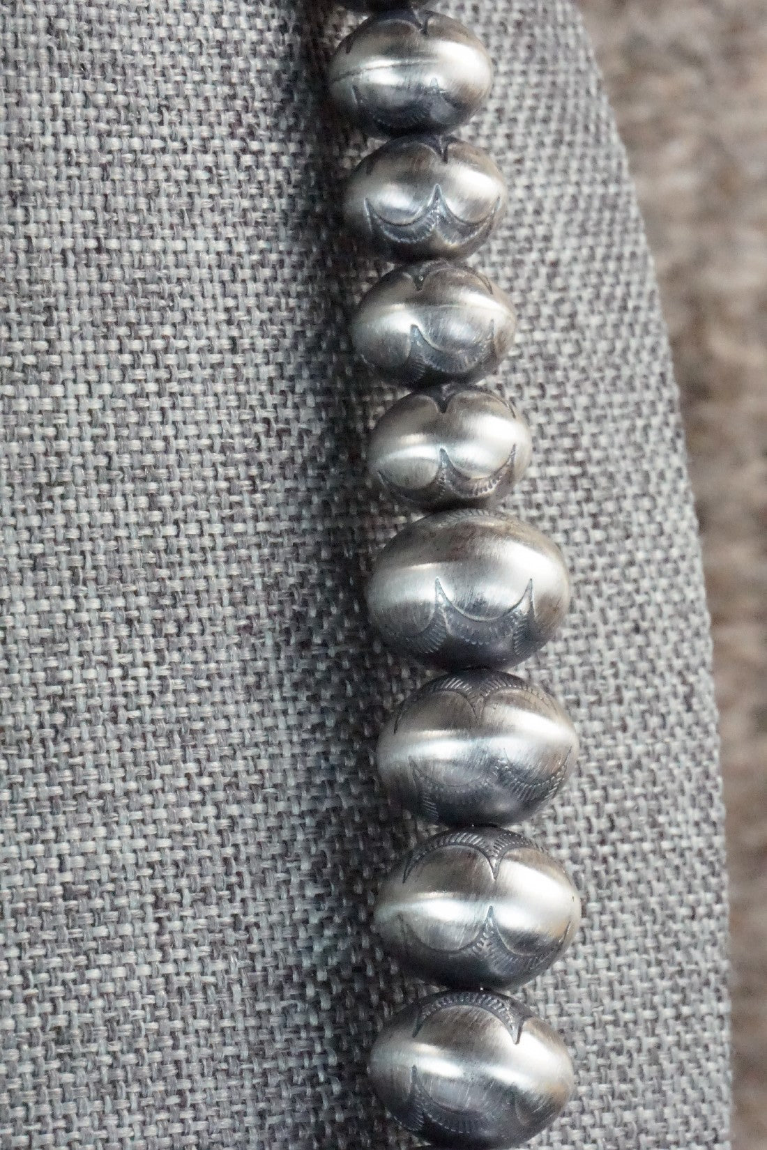 Sterling Silver Navajo Pearl Necklace - Jan Mariano
