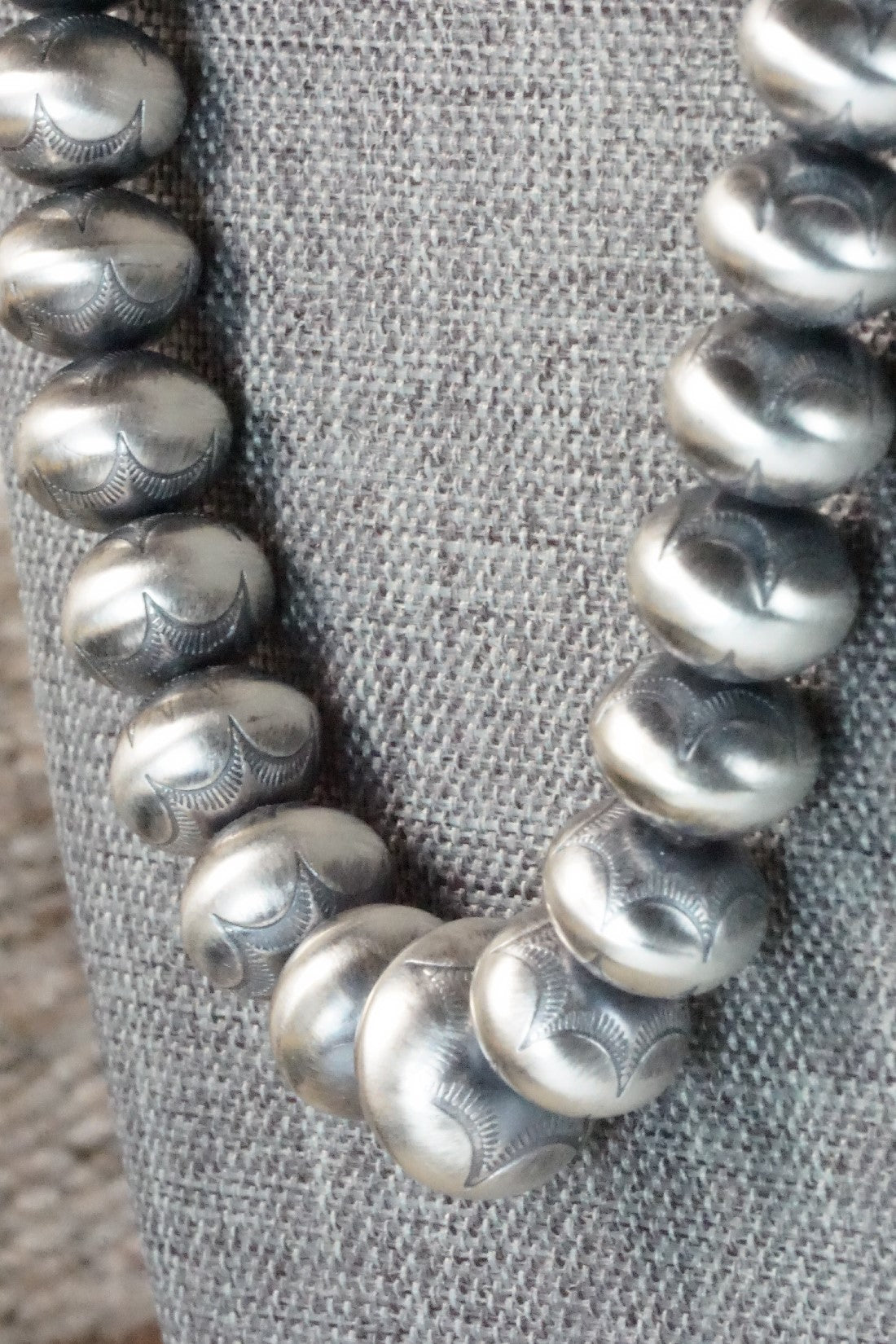Sterling Silver Navajo Pearl Necklace - Jan Mariano