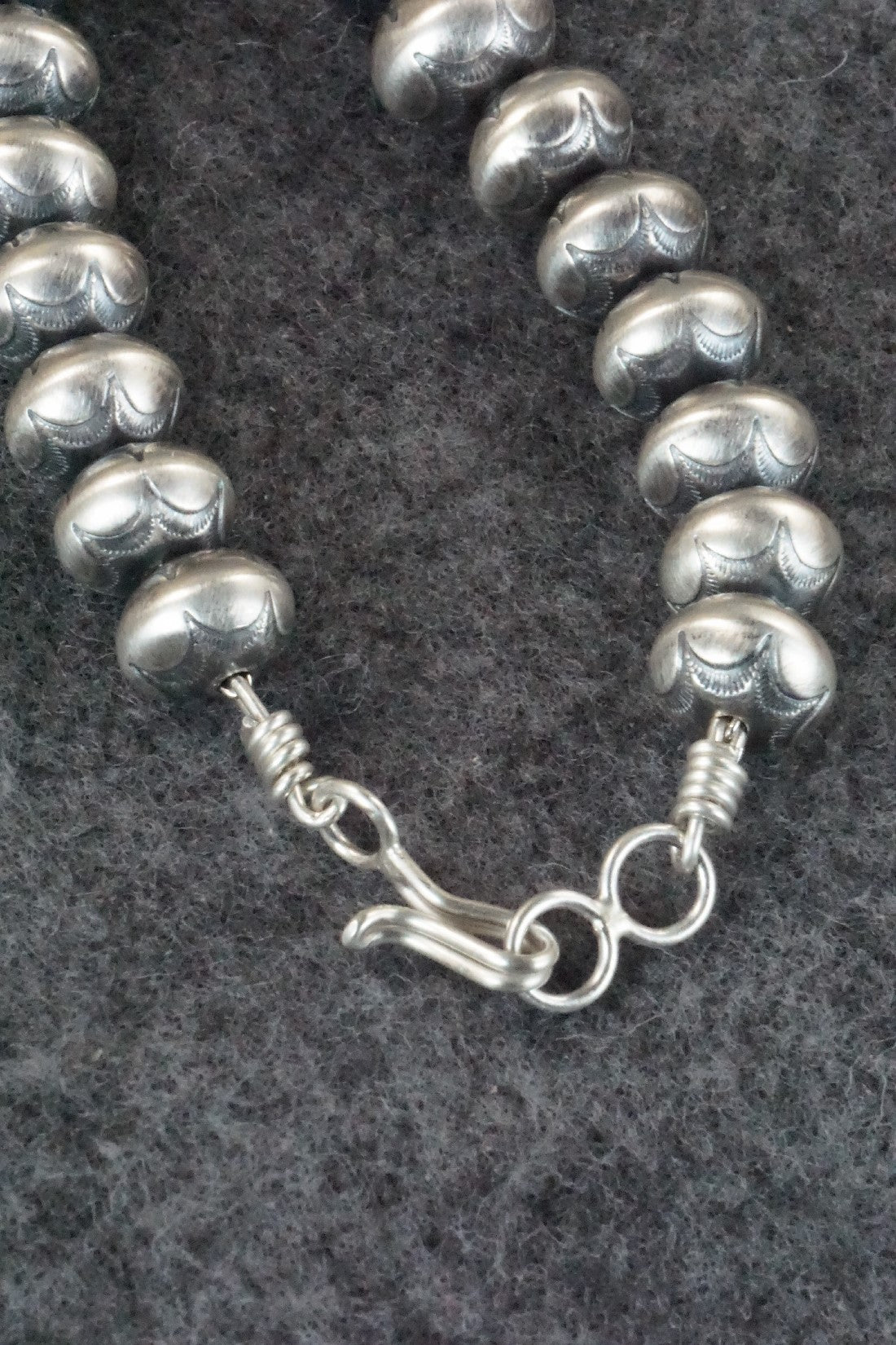 Sterling Silver Navajo Pearl Necklace - Jan Mariano