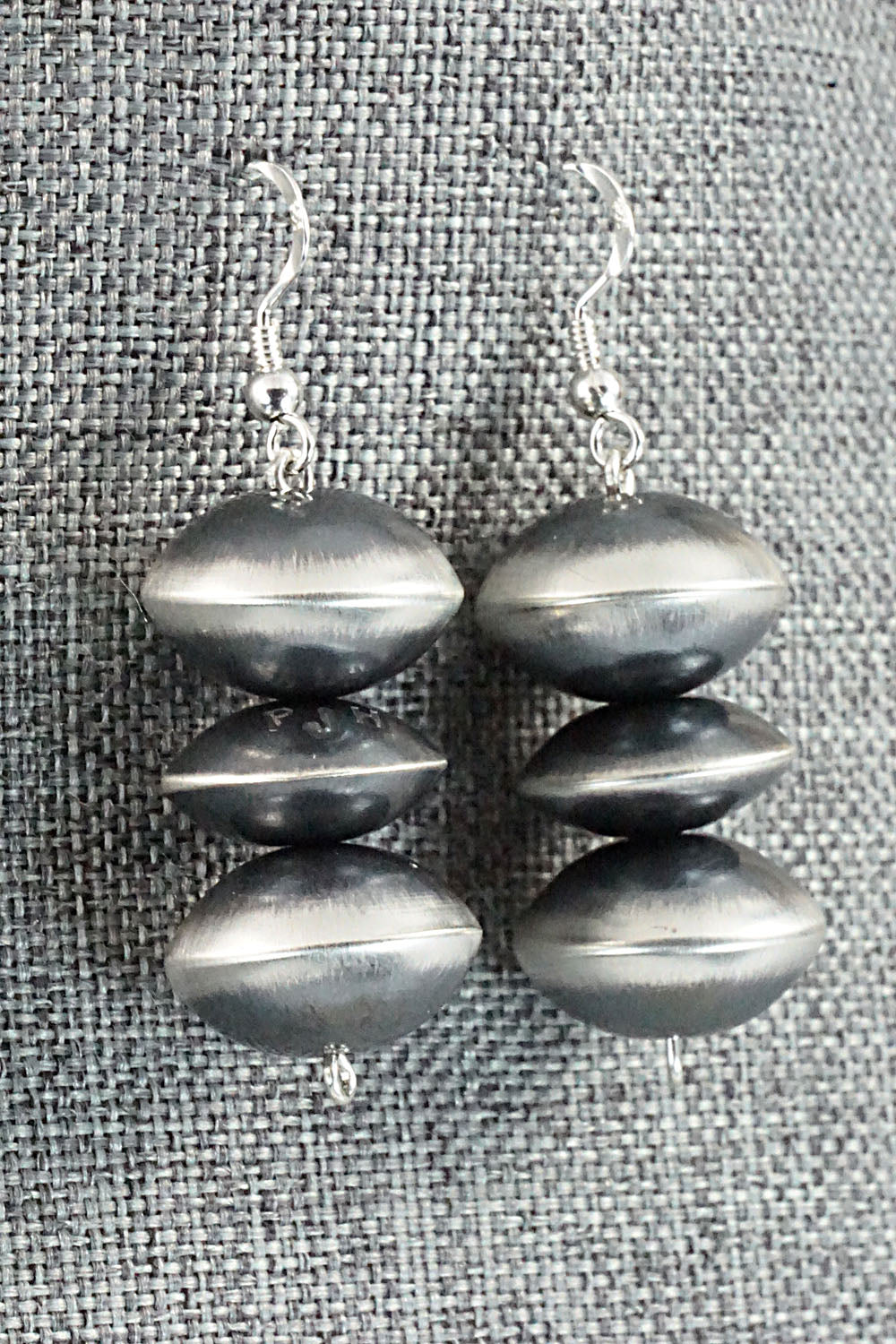 Sterling Silver Navajo Pearl Earrings - Preston Haley