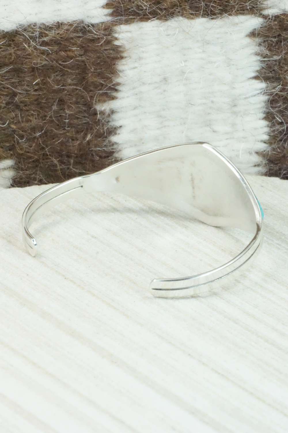 Turquoise & Sterling Silver Bracelet - Marvin Luarkie