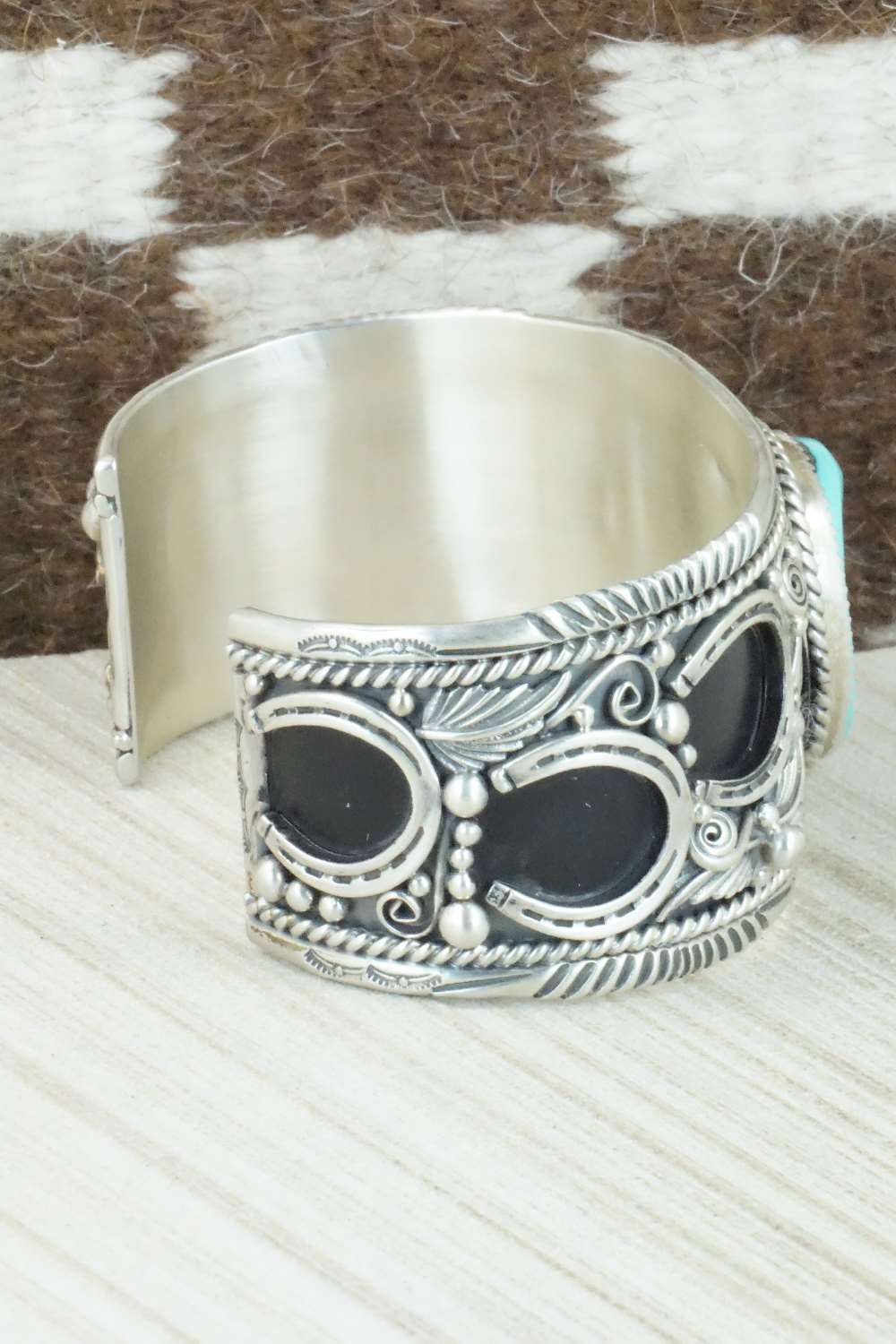 Turquoise and Sterling Silver Bracelet - Henry Attakai