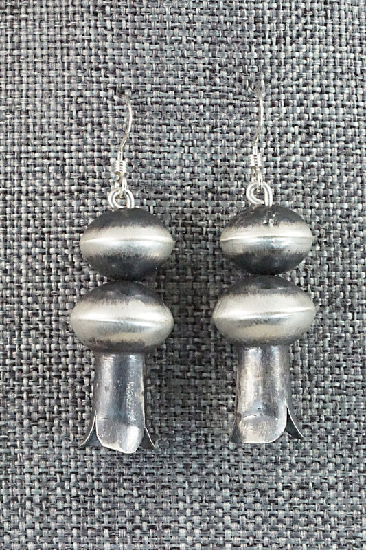Sterling Silver Navajo Pearl Earrings - Presley Haley