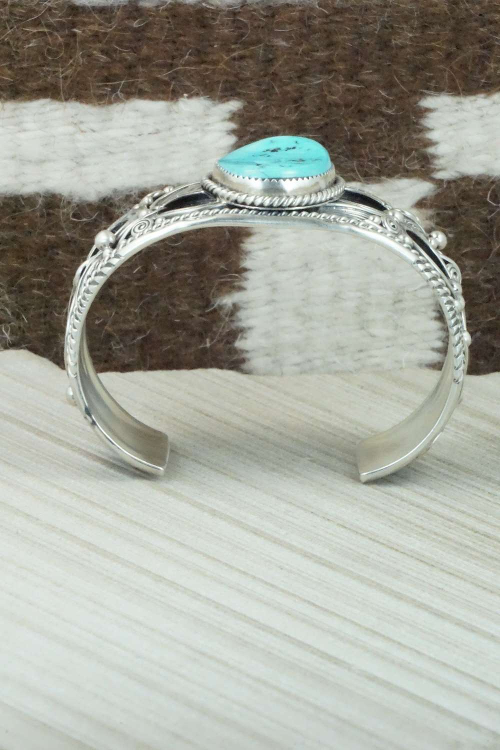 Turquoise and Sterling Silver Bracelet - Henry Attakai