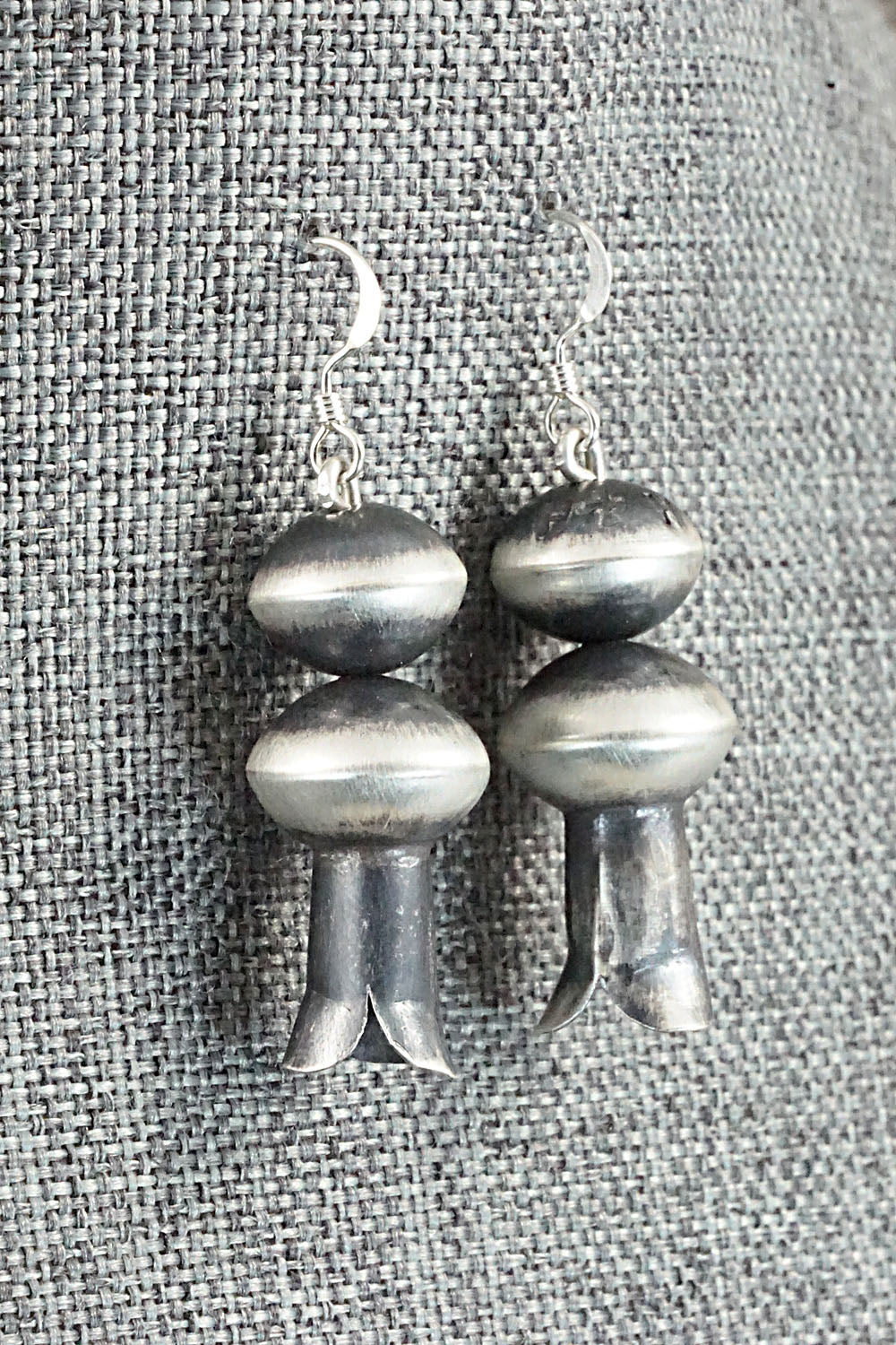 Sterling Silver Navajo Pearl Earrings - Presley Haley
