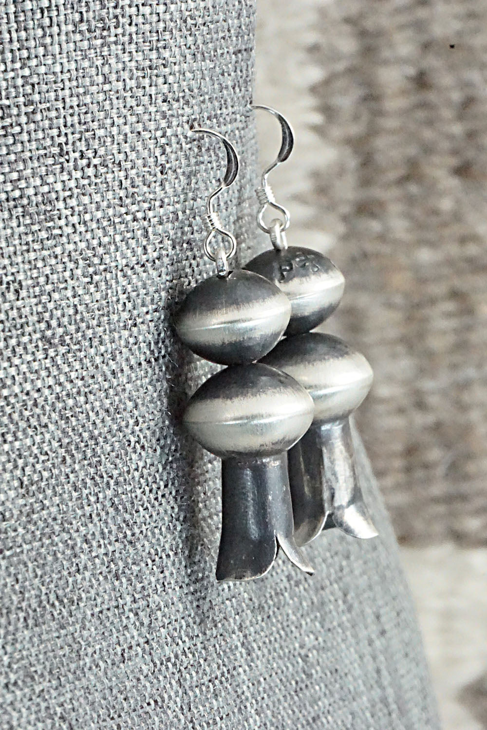 Sterling Silver Navajo Pearl Earrings - Presley Haley