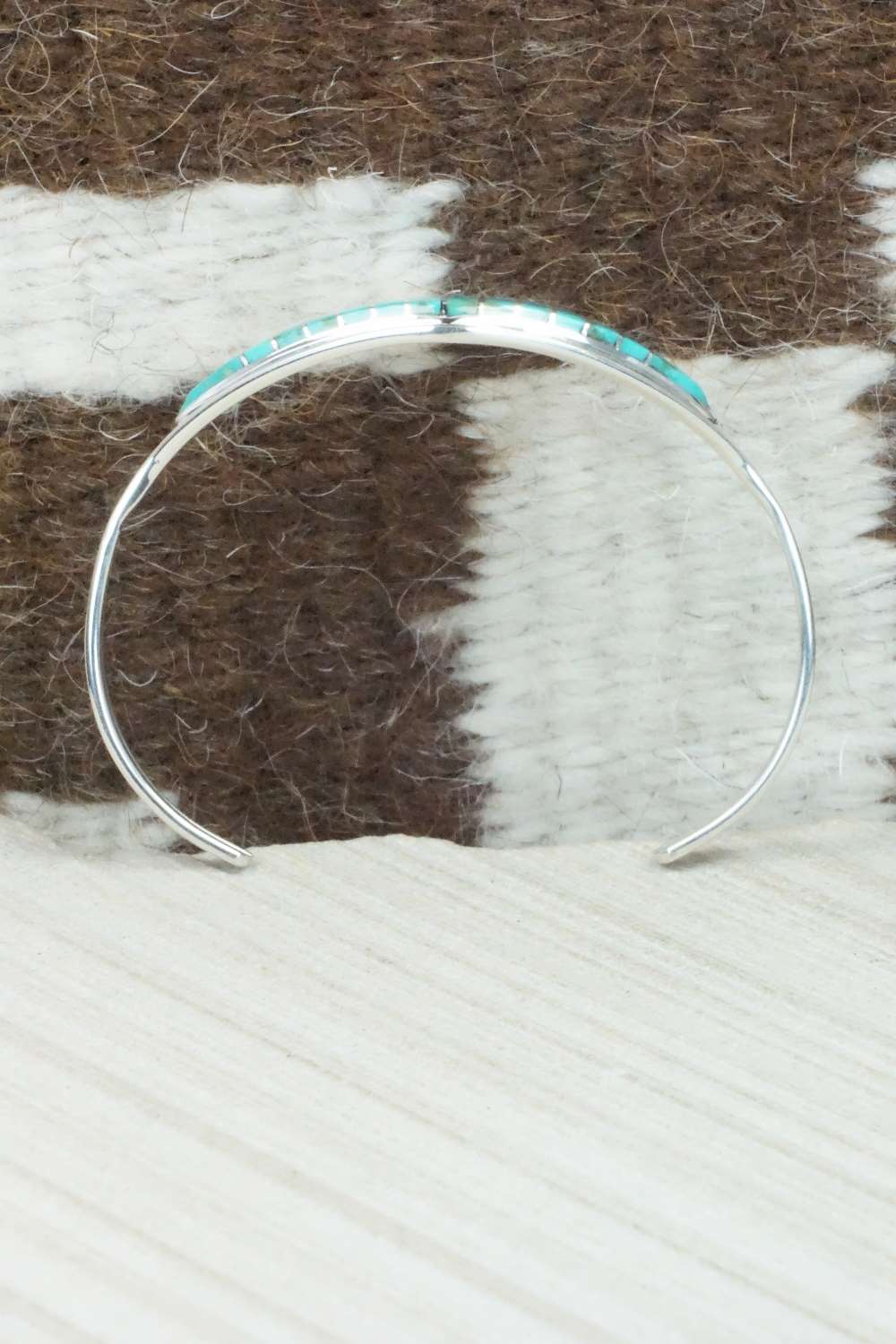 Turquoise & Sterling Silver Bracelet - Marvin Luarkie