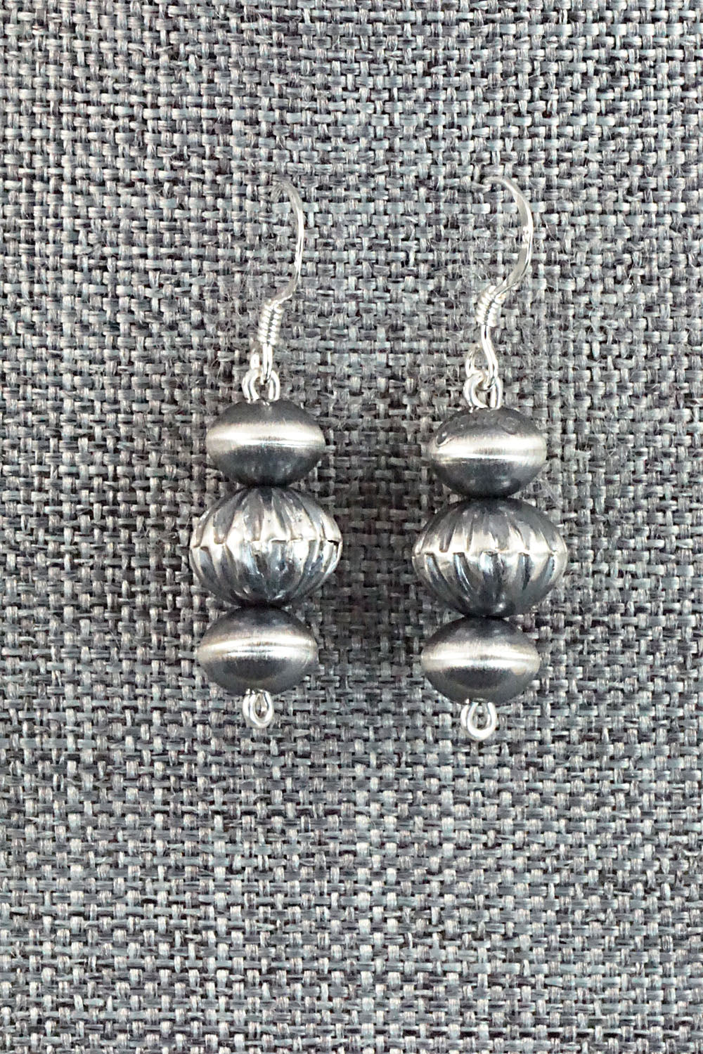 Sterling Silver Navajo Pearl Earrings - Presley Haley