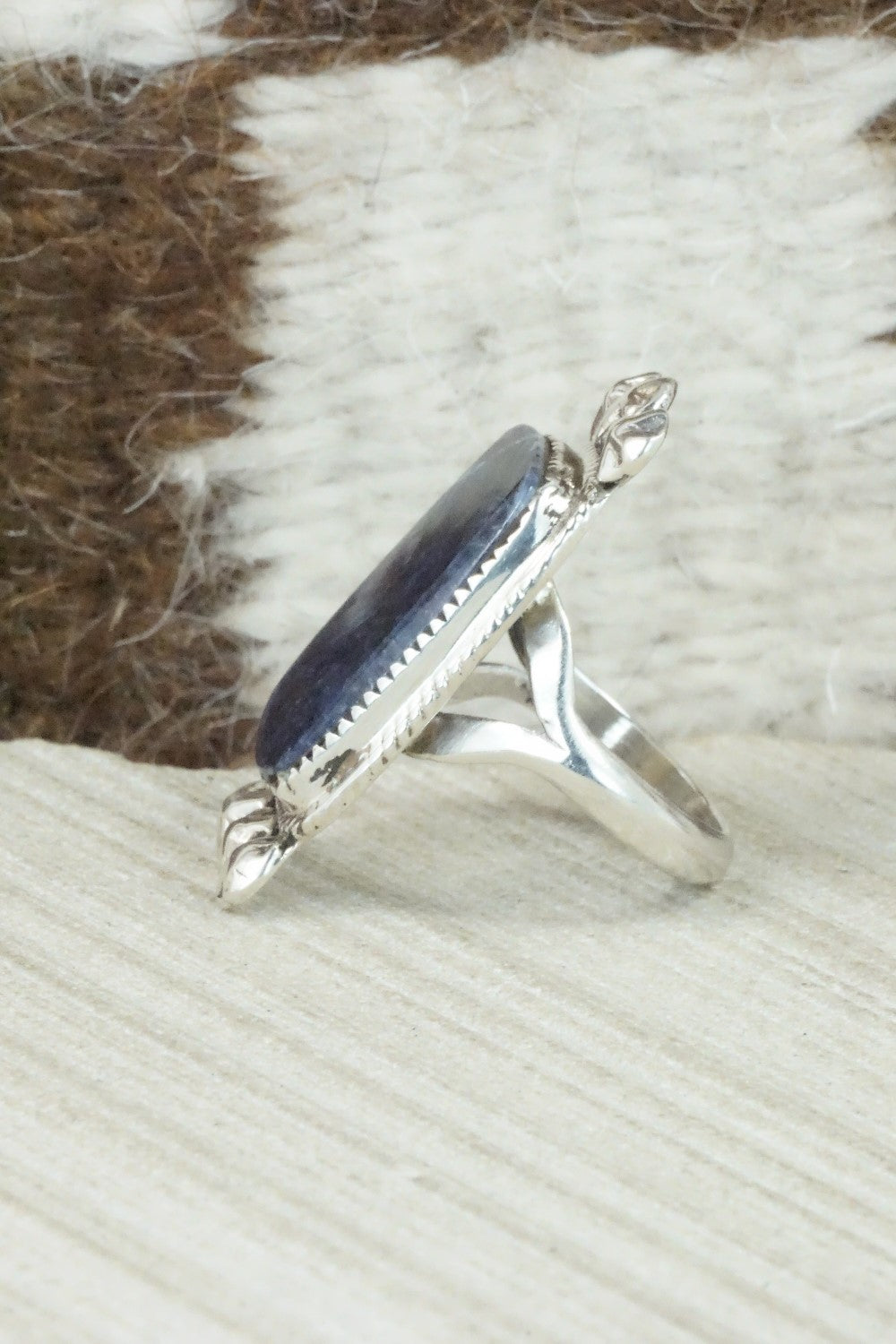 Sodalite & Sterling Silver Ring - Selina Warner - Size 6