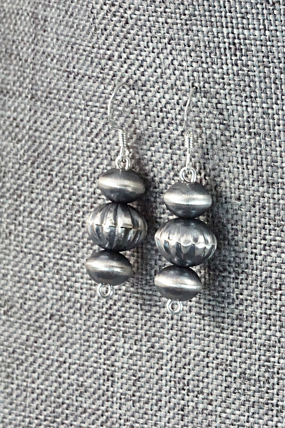 Sterling Silver Navajo Pearl Earrings - Presley Haley