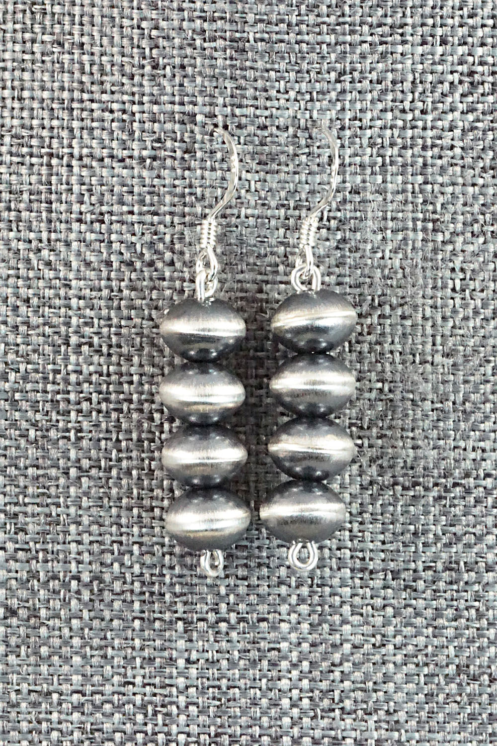 Sterling Silver Navajo Pearl Earrings - Presley Haley