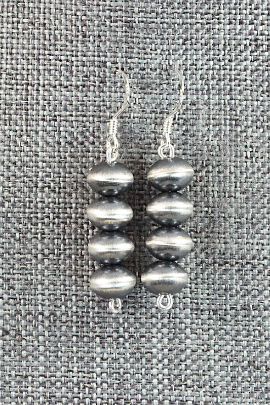 Sterling Silver Navajo Pearl Earrings - Presley Haley