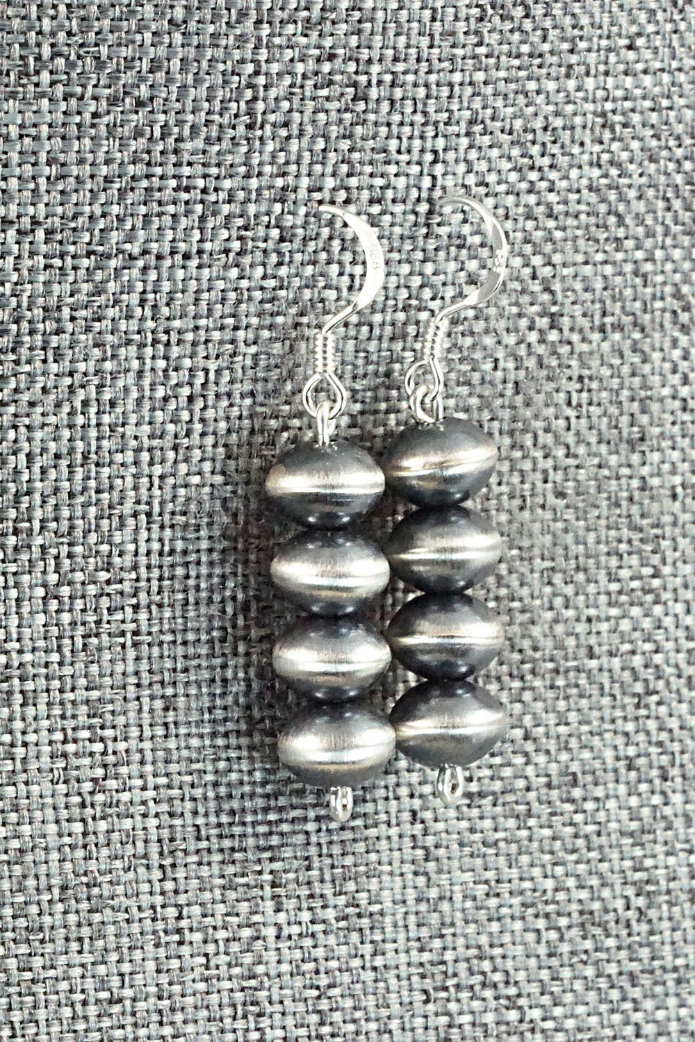 Sterling Silver Navajo Pearl Earrings - Presley Haley