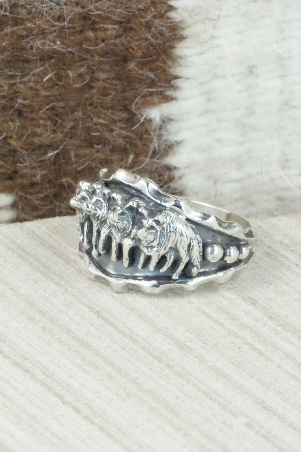 Sterling Silver Ring - Genevieve Francisco - Size 11.75