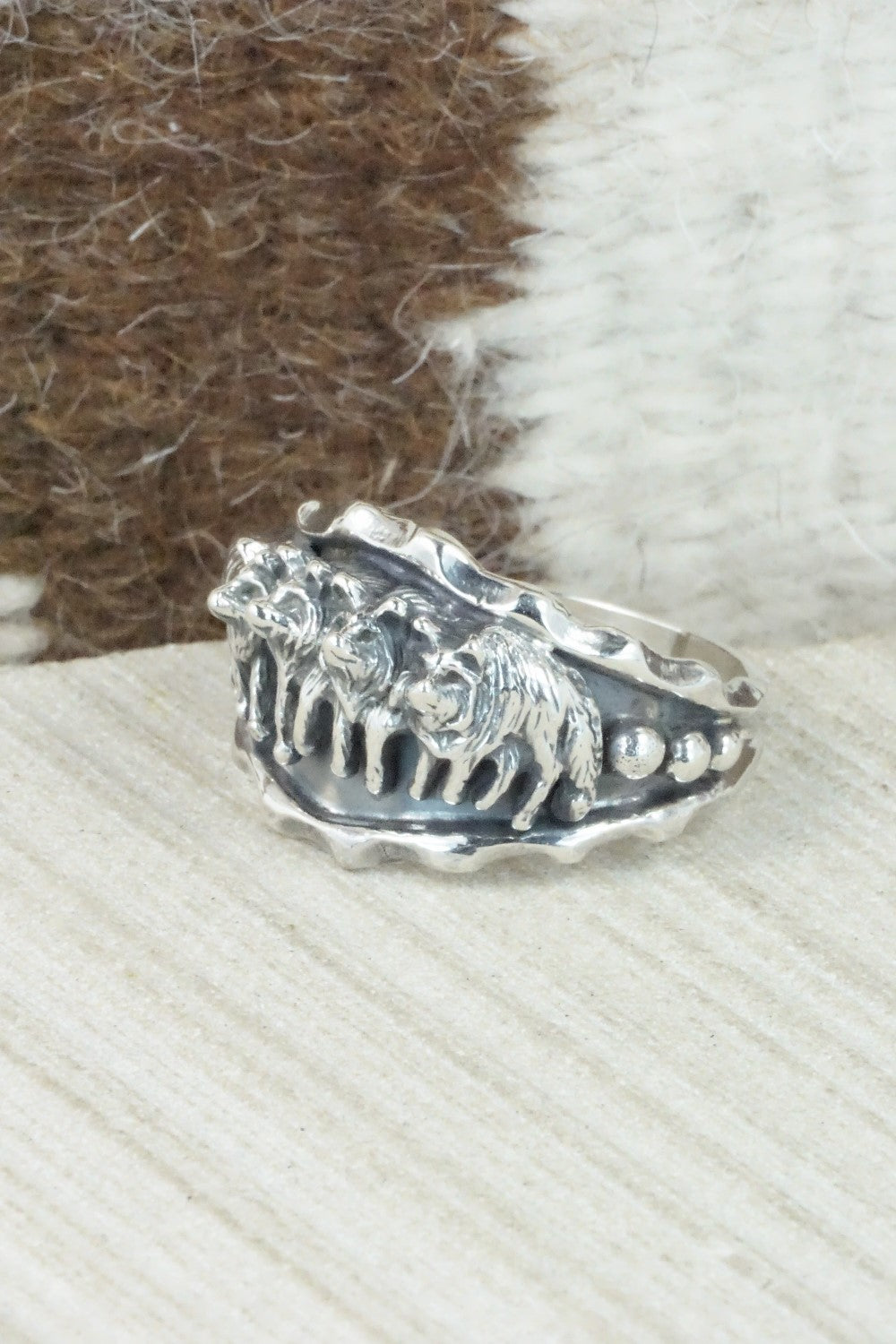Sterling Silver Ring - Genevieve Francisco - Size 14
