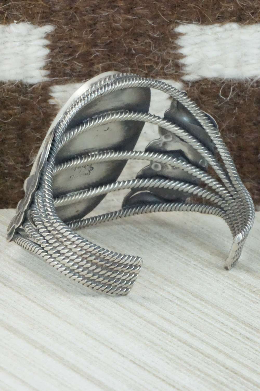 Turquoise and Sterling Silver Bracelet - Navajo
