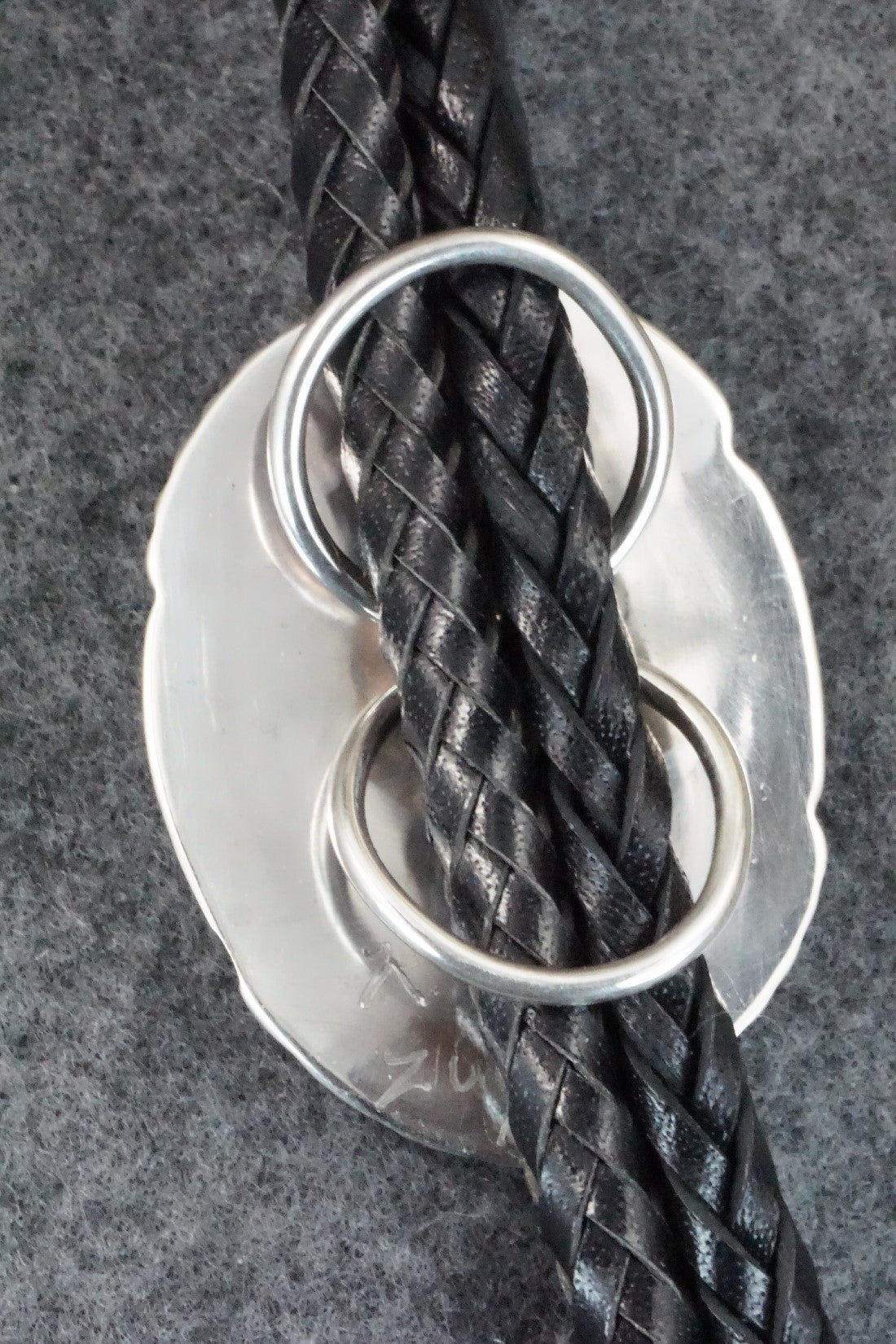 Turquoise & Sterling Silver Bolo Tie - Kenny Calavaza