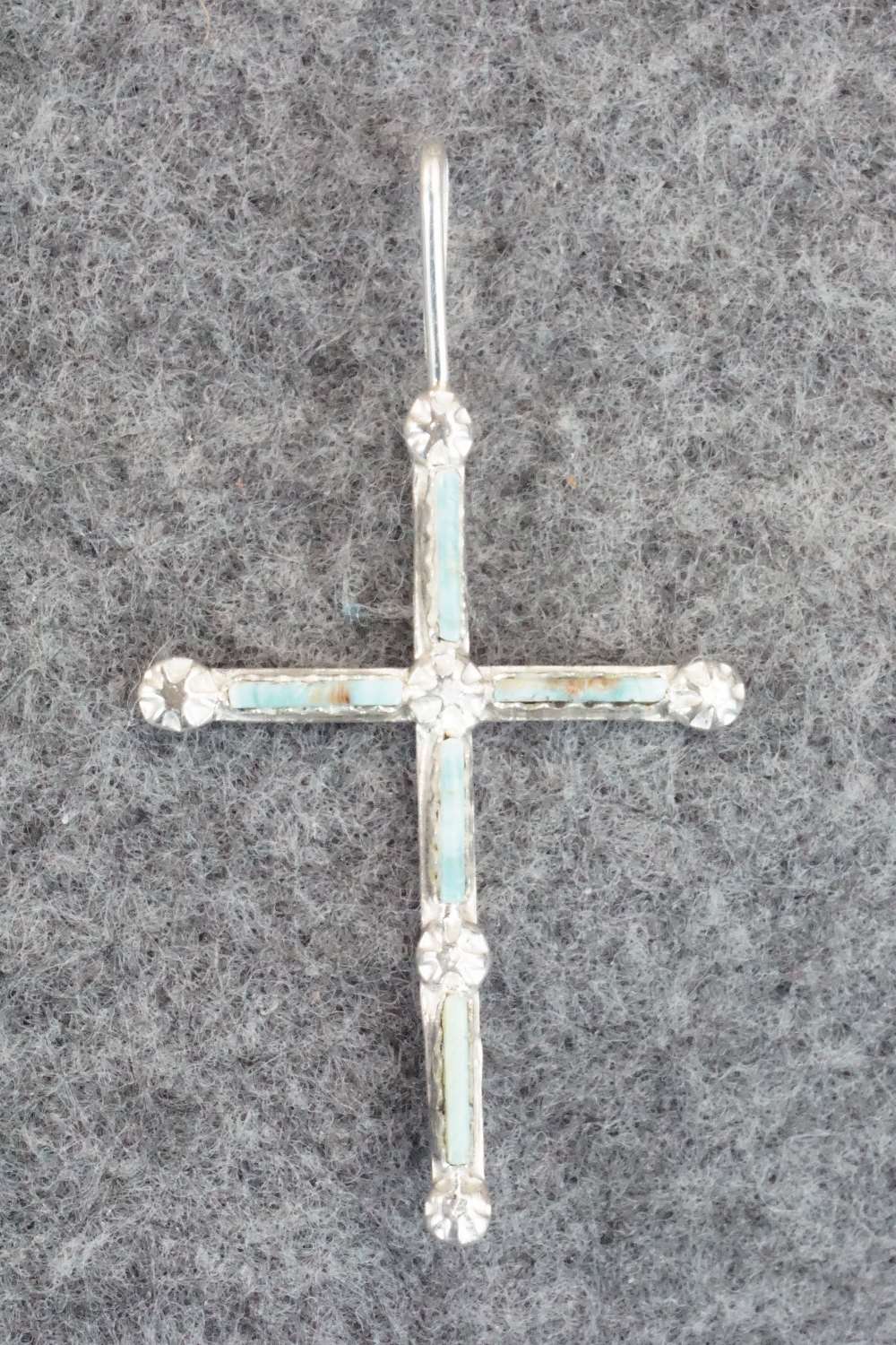 Turquoise & Sterling Silver Pendant - Diana Bellson