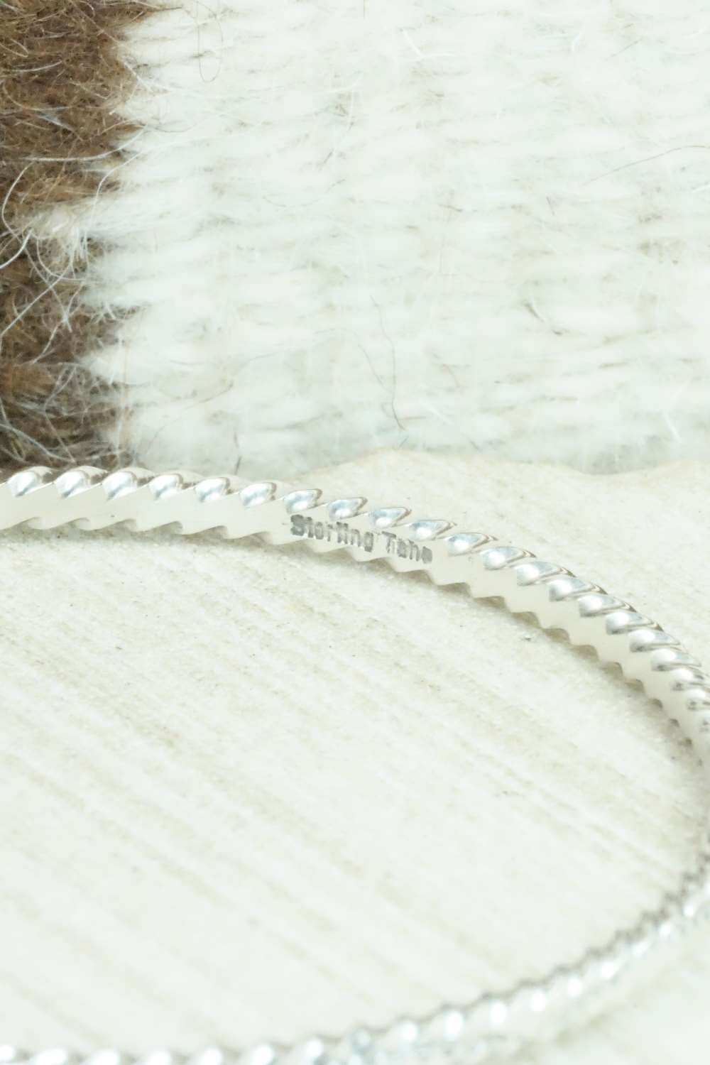 Sterling Silver Bangle - Elaine Tahe