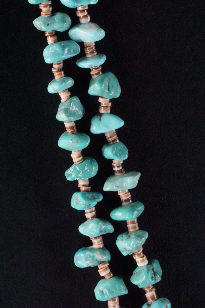 Turquoise & Spiny Oyster Necklace - Joe & Joann Garcia