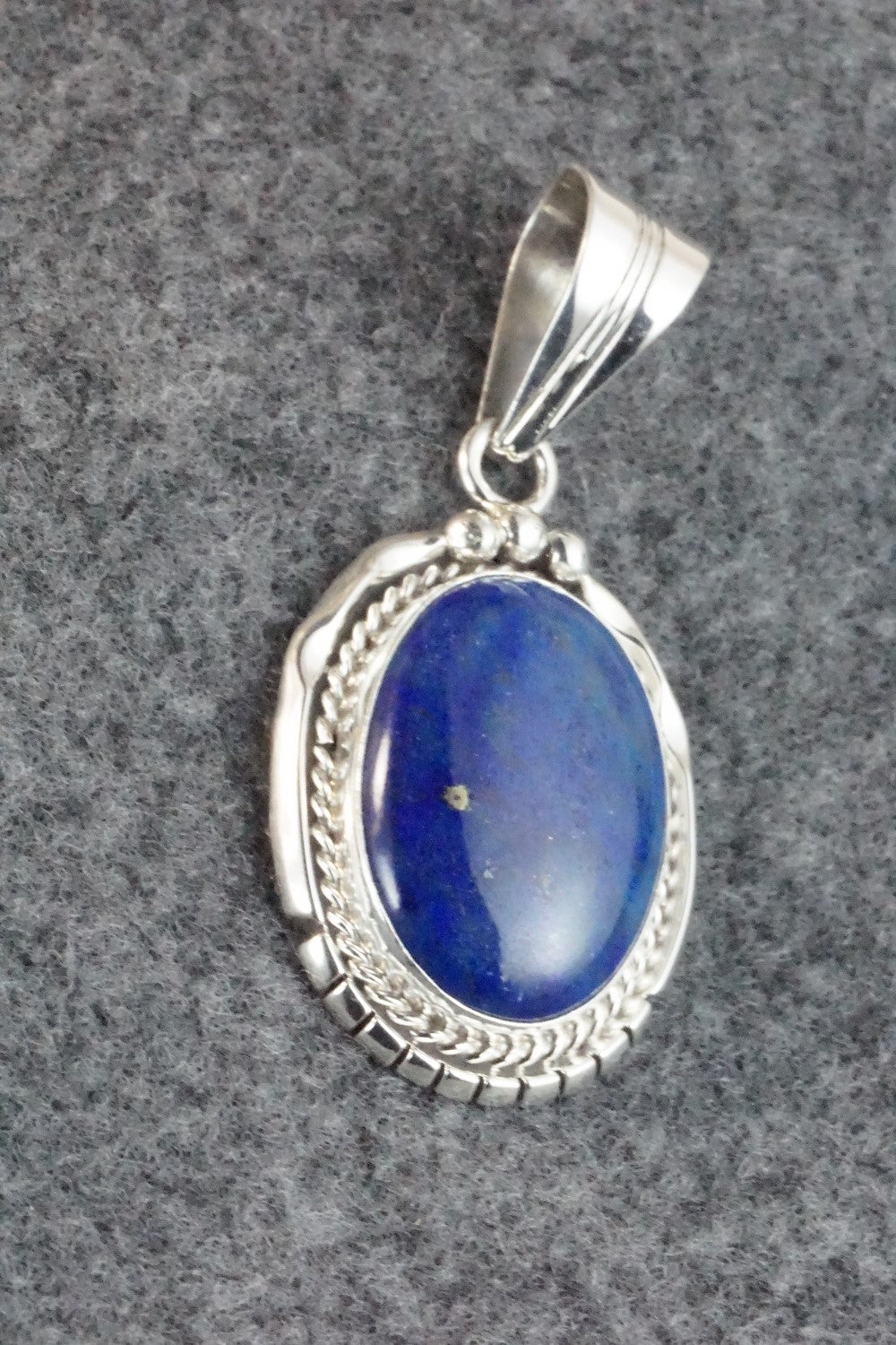 Lapis & Sterling Silver Pendant - Samuel Yellowhair