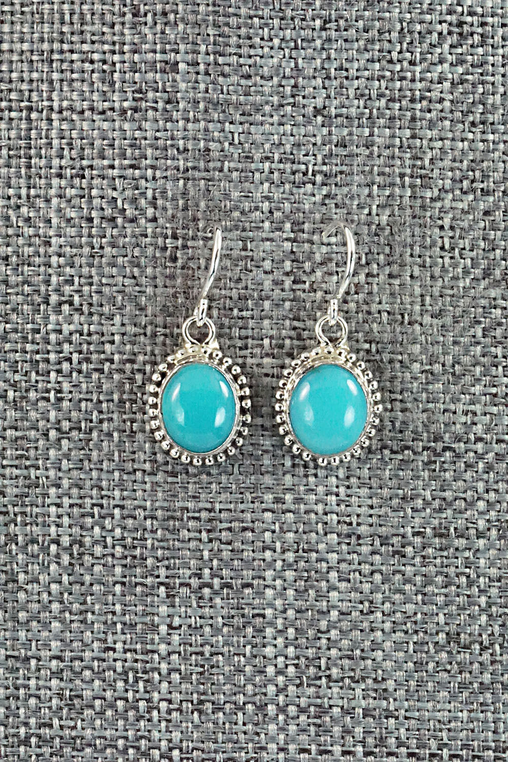 Turquoise & Sterling Silver Earrings - Jan Mariano