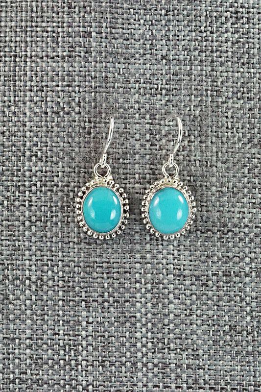 Turquoise & Sterling Silver Earrings - Jan Mariano