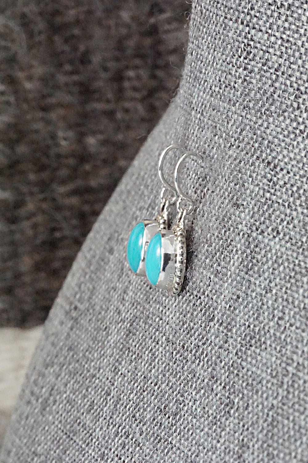 Turquoise & Sterling Silver Earrings - Jan Mariano