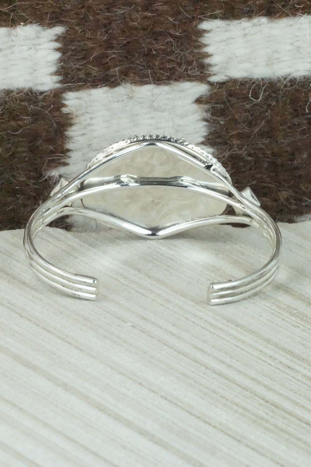 Turquoise and Sterling Silver Bracelet - Navajo