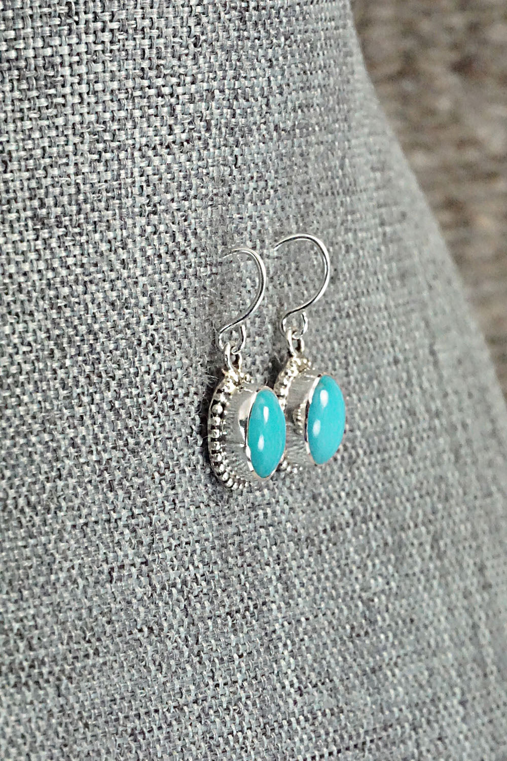 Turquoise & Sterling Silver Earrings - Jan Mariano