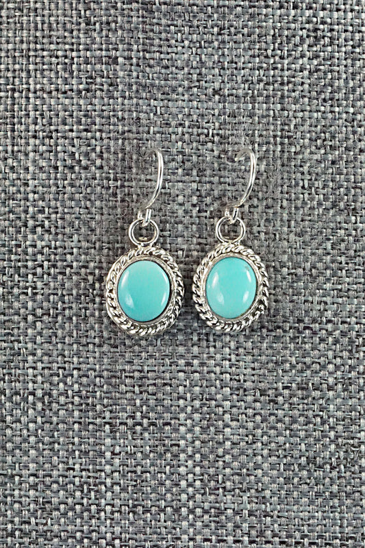 Turquoise & Sterling Silver Earrings - Jan Mariano