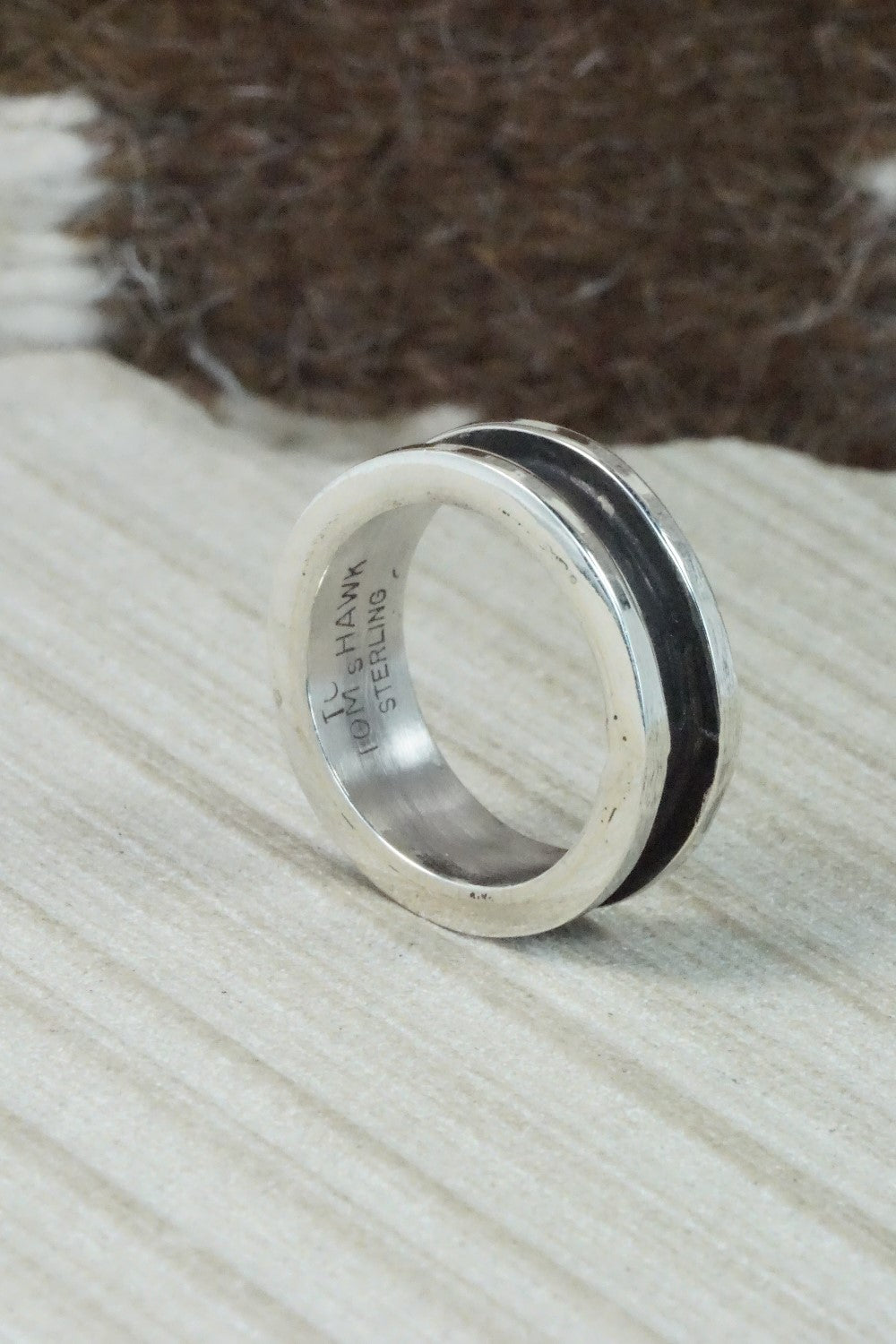 Sterling Silver Ring - Tom Hawk - Size 9.5