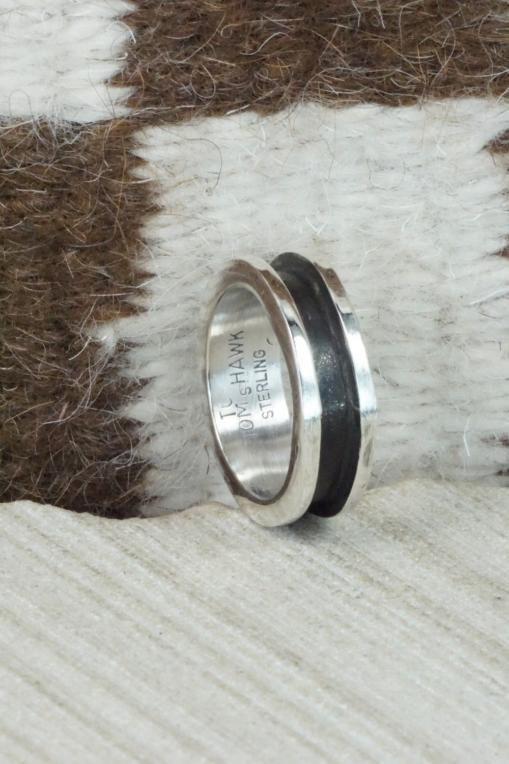 Sterling Silver Ring - Tom Hawk - Size 10.25