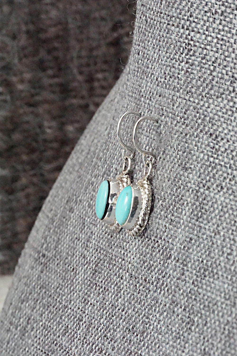 Turquoise & Sterling Silver Earrings - Jan Mariano