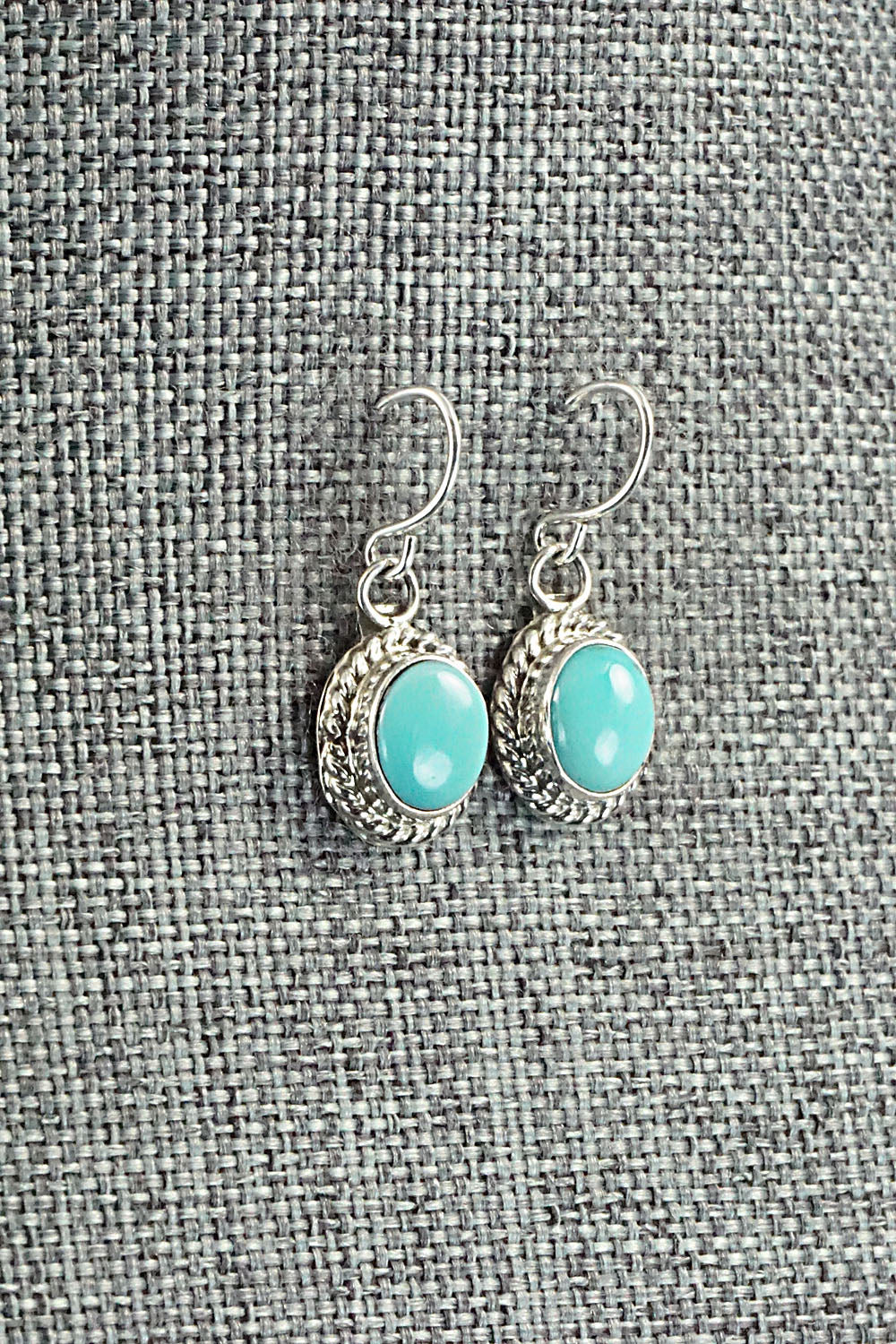 Turquoise & Sterling Silver Earrings - Jan Mariano