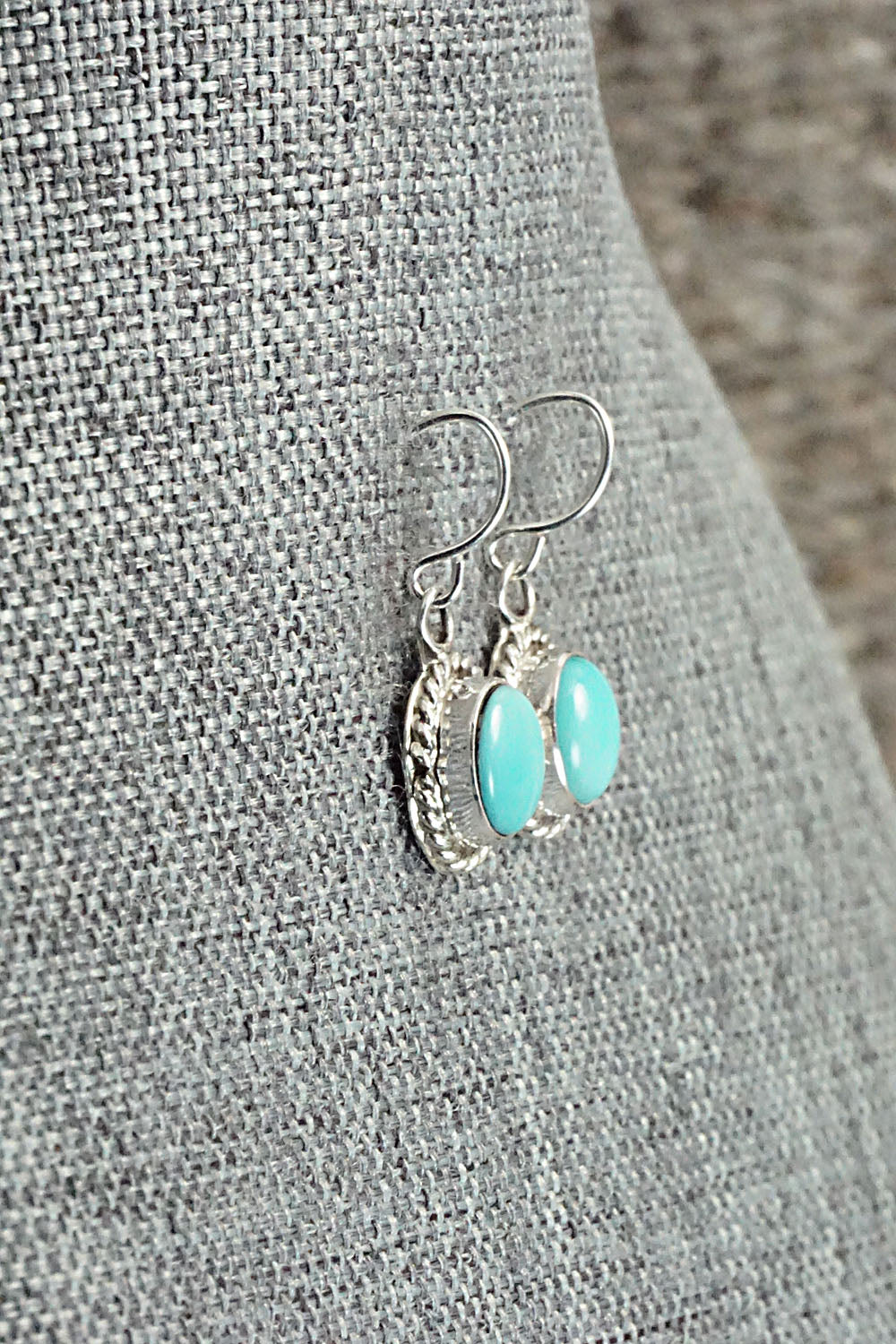 Turquoise & Sterling Silver Earrings - Jan Mariano