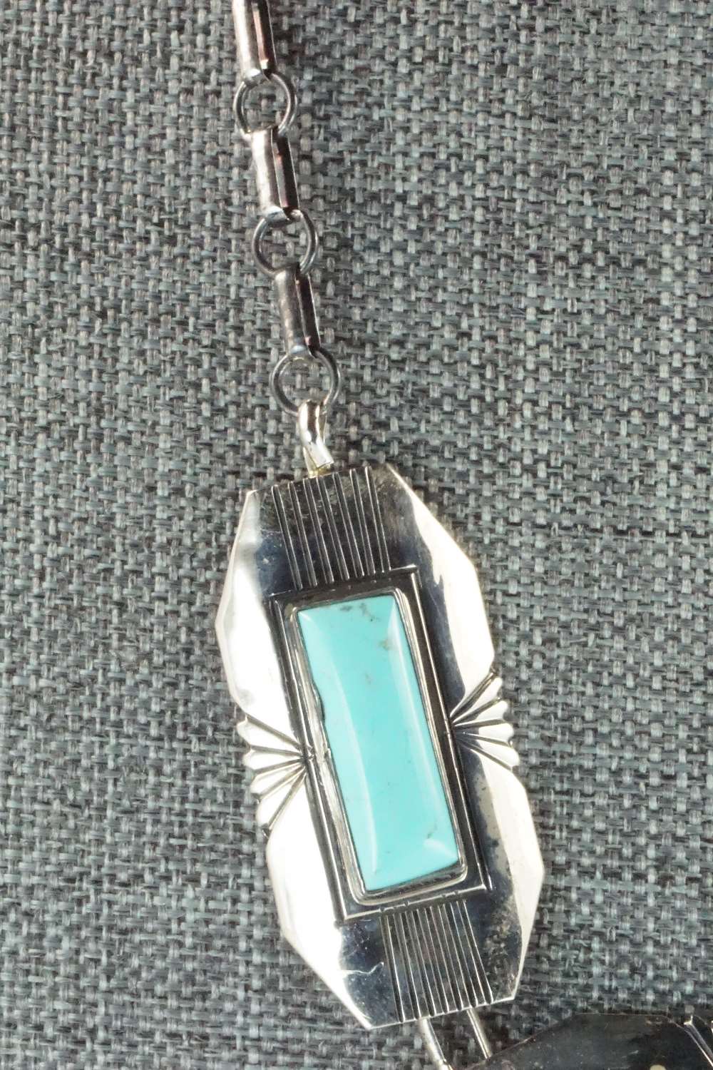 Turquoise & Sterling Silver Necklace - Navajo