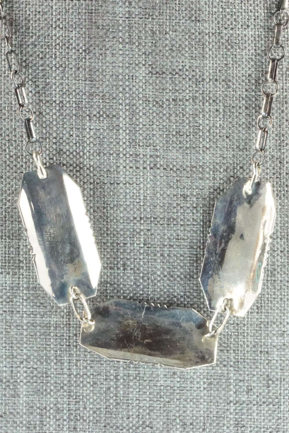 Turquoise & Sterling Silver Necklace - Navajo