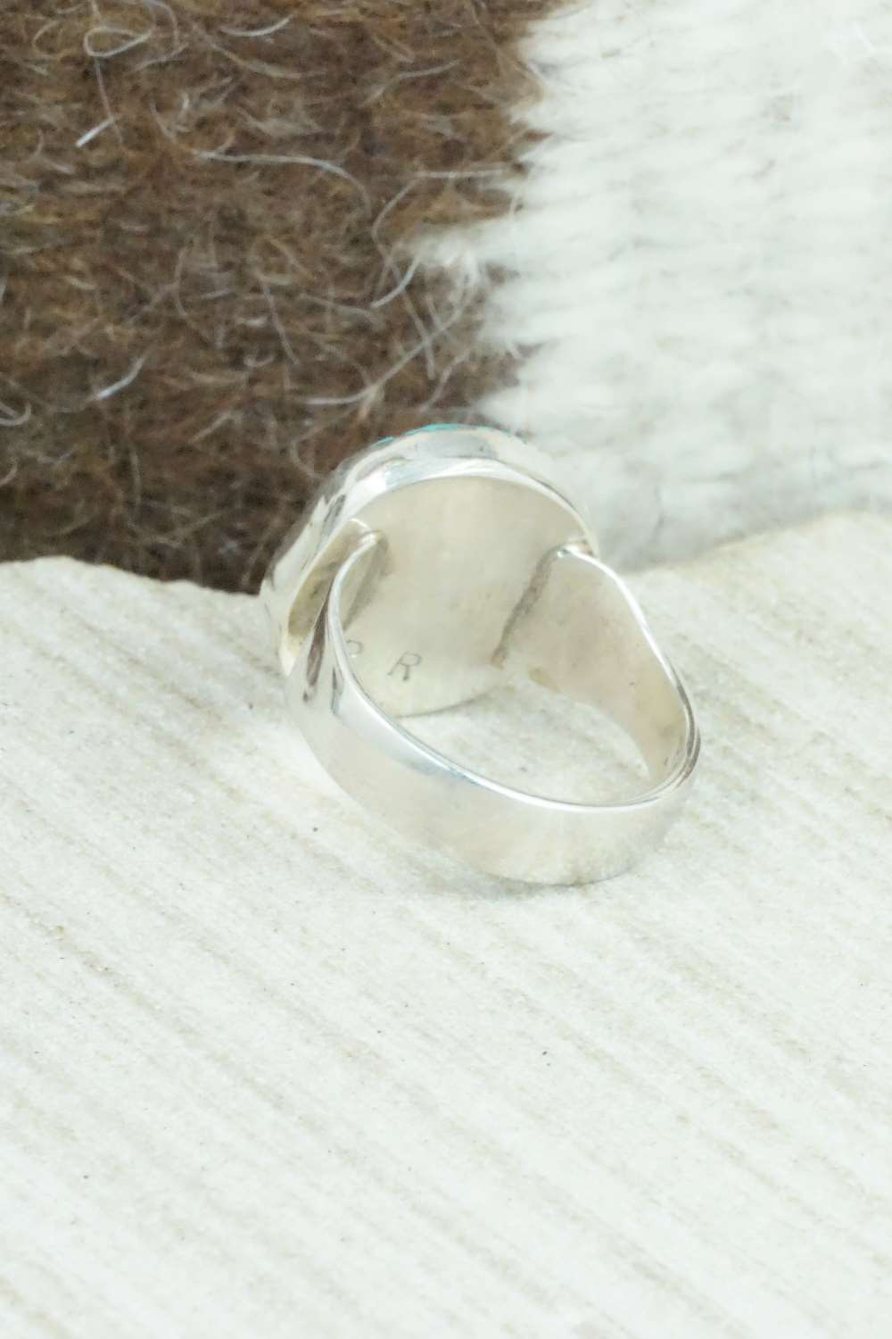 Turquoise & Sterling Silver Ring - Priscilla Reeder - Size 5