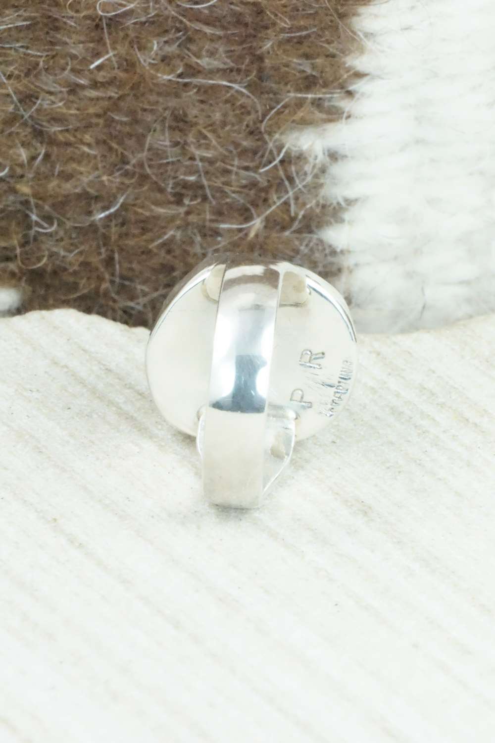 Turquoise & Sterling Silver Ring - Priscilla Reeder - Size 5