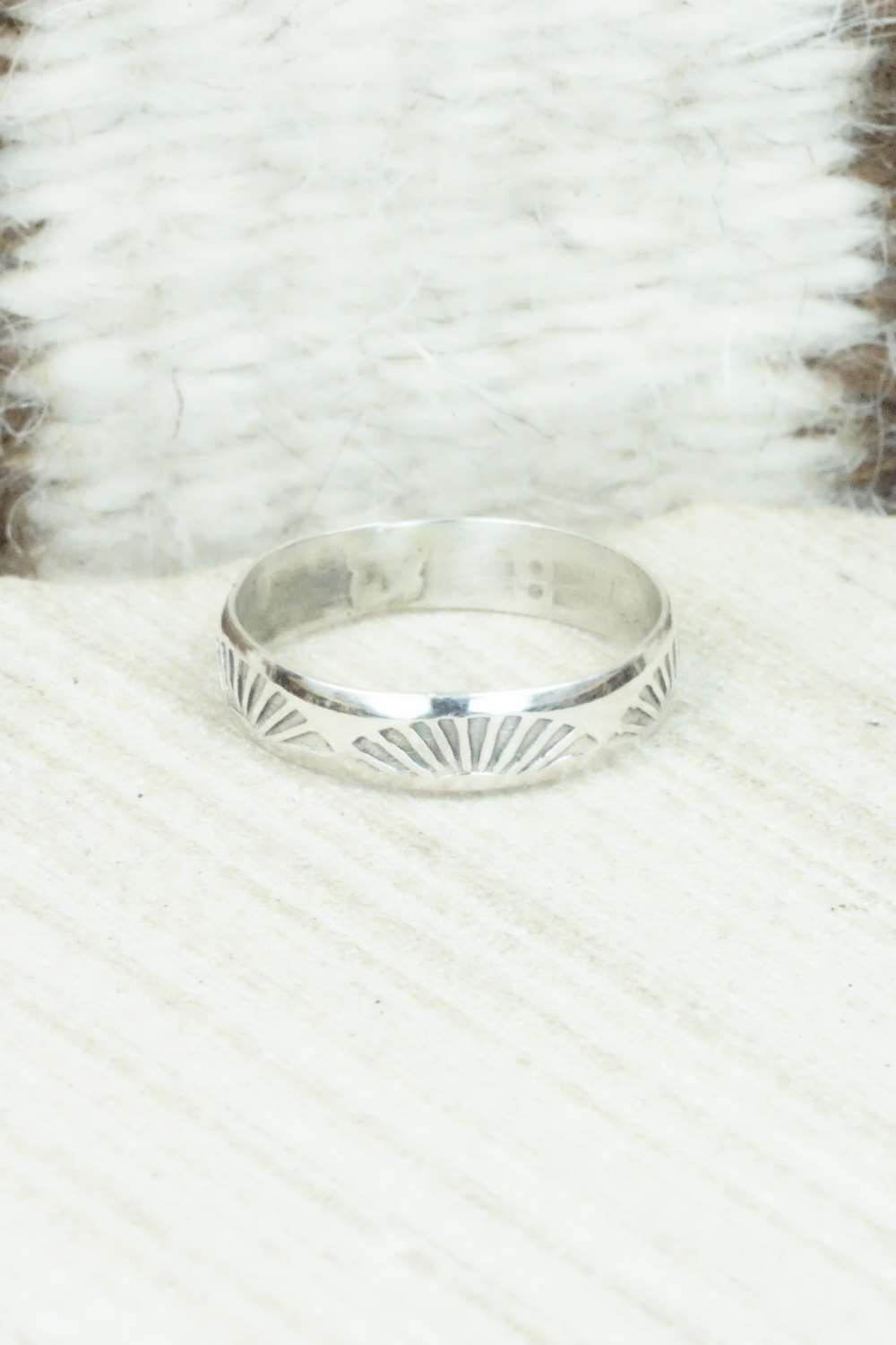 Sterling Silver Ring - Elaine Tahe - Size 7.75